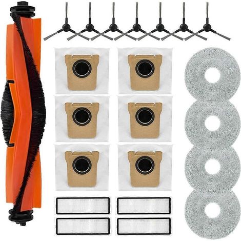 Ersatzteile für die Staubsauger Xiaomi X20 Pro und X20 Max: Hauptseitenbürste, HEPA-Filter, Reinigungstuch und Staubbeutel (1/5)