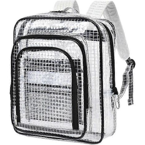 Sac à dos en PVC transparent antistatique ESD, sacoche à outils intégrale en PVC pour salle blanche, idéale pour ranger les outils informatiques en milieu contrôlé. (1/5)