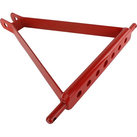 Braccio triangolare categoria 1 537x52x52 mm larghezza 61,5 mm 7 fori 20502 (1/5)