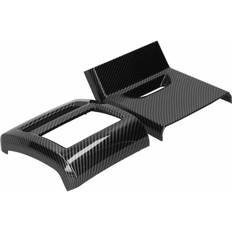 2 pièces encadrement de grille d'aération arrière style fibre de carbone décoration compatible avec MK8 2020-2021 (1/5)