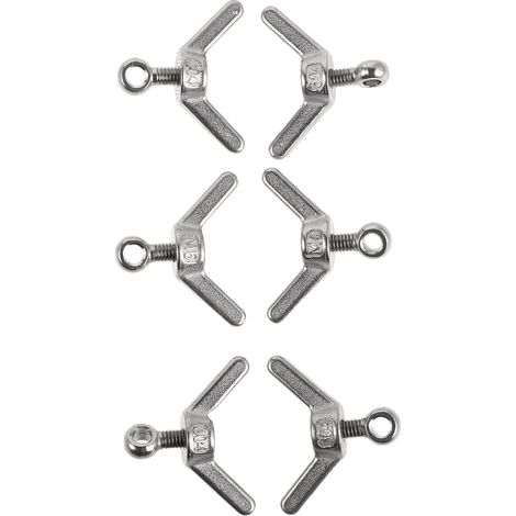 Kit de 6 vis M6x20 en acier inoxydable 304 comprenant (1/5)