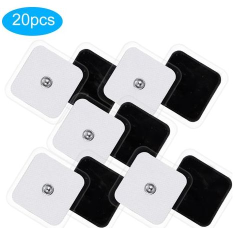 20 électrodes en plastique de 5 x 5 cm pour massage et physiothérapie-AquaForge (1/5)