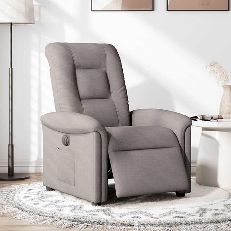 Maison Exclusive - Relaxsessel Elektrisch Taupe Stoff