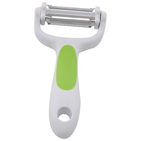 Fackelmann Pelaverdure, 3 in 1, Plastica, Bianco/Verde (1/4)