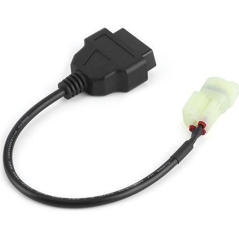 GARRYFIZH 4-Pin OBD2 Diagnoseadapterkabel für Motorrad-Fehlererkennungsteile für Motorräder oder ähnliche Fahrzeuge (1/5)