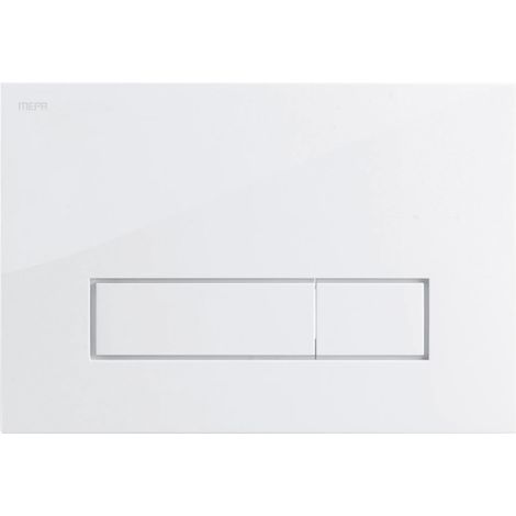 MEPA placca di comando WC MEPA Orbit 2-M plastica bianca, 421800