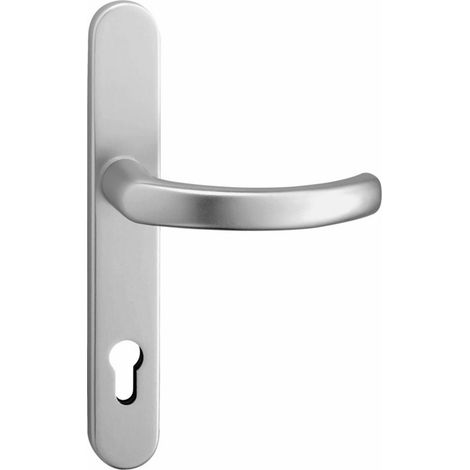 edi PT-Drückergarnitur Kronos,2005/0035 Langschild,oval,PZ,8/92 naturfarbig (1/4)