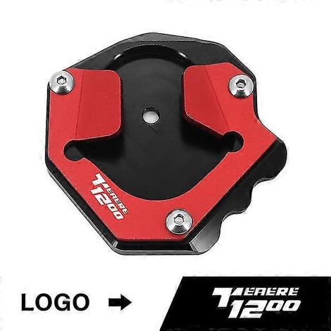 Motorradzubehör: Seitenständer-Verlängerung mit Fußstütze für Yamaha XT1200Z Super Tenere (2014) – Rot (1/5)