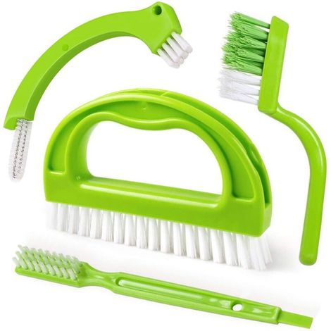 Brosse À Joint - Brosse De Nettoyage Pour Carrelage Et Fenêtre - Poignée Ergonomique - Lot De 4 (1/4)