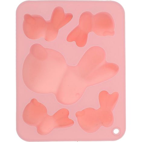 Moule à gâteau en forme de lapin (1 pièce), moule à pudding en silicone, moule à gâteau DIY, moule à pâtisserie (1/5)