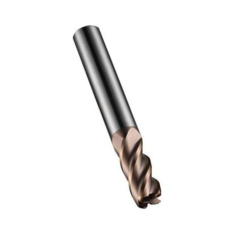 Fraise à arête S523 DORMER D.4mm R.0,5mm HM TiSiN 40 degrés Z.4 (1/4)