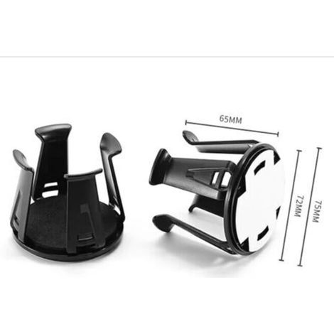 Lot de 2 Porte Gobelet Voiture, Porte-canette Universel Voiture, Porte-canette Autocollant et Porte-Bouteille pour intérieur de Voiture, Porte-gobelet Multifonctionnel pour Tasses à café, Bouteilles