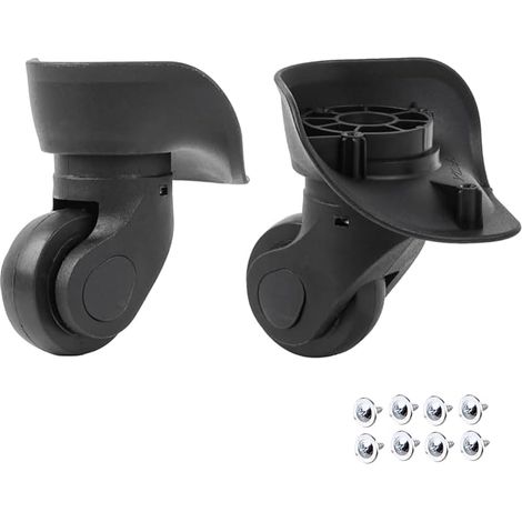 Roues de Valise,1 Paire Roues pour Bagages,Roues de Rechange de Bagages Valise roulettes pour Chariot Valise Malle (W041-2 L) (1/5)
