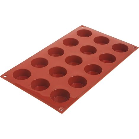silikomart 20.027.00.0060 Stampi, Silicone, Rosso, 30x17.5x2 cm