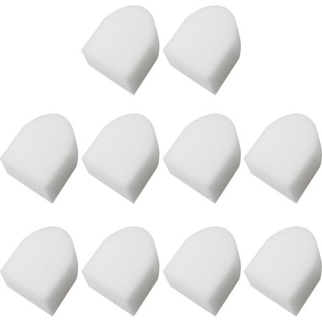Lot de 10 filtres en mousse pour aspirateur vertical Shark AW201 WD201 WD200 WD200C WD201C HydroVac Wireless Pro XL (1/5)