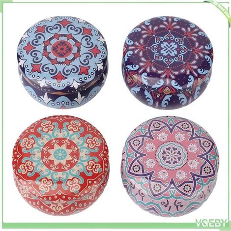 Bougies d'aromathérapie - FAFEICY - Set 4 bougies - Fleurs séchées - Cire de soja - 4 arômes (1/5)