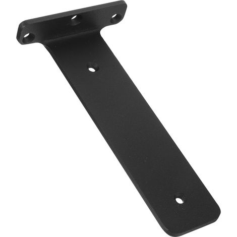 Metallhalterung für Wandregale 90 Winkel Schwarz 20 cm 8