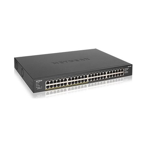 NETGEAR GS348PP Non gestito Gigabit Ethernet (10/100/1000) Supporto Power over Ethernet (PoE) Nero (1/5)