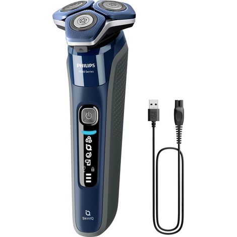 Rasoio a rete - PHILIPS - S7885/55 - Utilizzo senza fili - Testa lavabile - Blu (1/5)