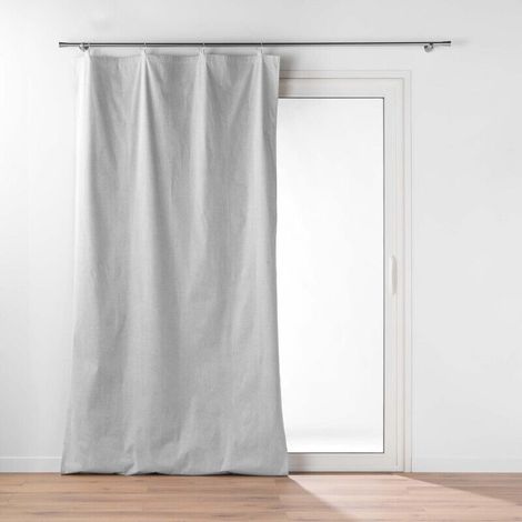 Doublure thermique occultante 130x230 cm – 100% occultante – Isolation thermique – Coloris gris métallisé – (1/5)