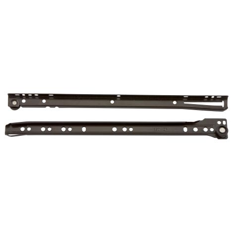 paire de guides pour tiroirs en acier brun guide d&39accessoires tiroir 50 cm