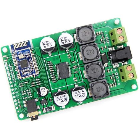 Amplificateur Audio Bluetooth 5.0 2x30W/20W avec Entrée Audio Compatible (1/4)