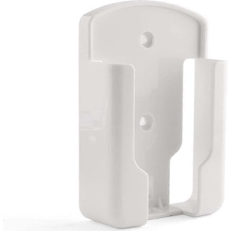 Support mural blanc pour télécommande, boîte de rangement auto-adhésive pour télécommande de climatiseur (1/5)