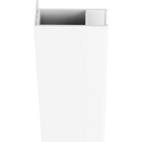 Ravak Chrome - Perfil de tope prolongado CNPS, altura 1950 mm, blanco E778801119470
