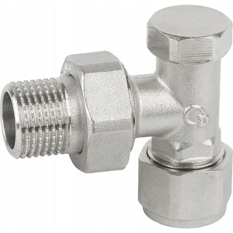 VALVOLA RADIATORE PEX RITORNO ANGOLARE PEX 16X1/2 (1/2)