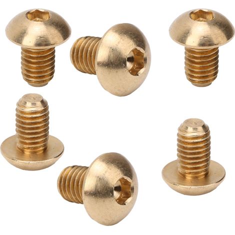 50 vis à six pans creux en cuivre M5 x 8 mm (1/5)