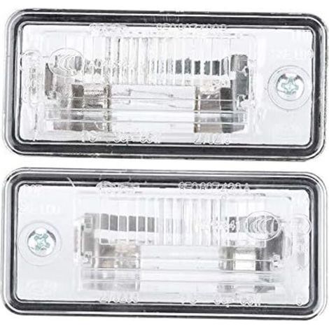 Éclairage Plaque Immatriculation 1 Paire Compatible Audi A3 A4 A5 A6 A8 Q7 RS4 (1/4)