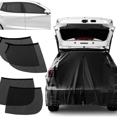 Set di 5 zanzariere per portellone posteriore auto: proteggi la tua auto dagli insetti e goditi la ventilazione con questa rete magnetica L (1/5)