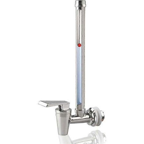 Robinet à niveau d'eau transparent de 18 cm (7 pouces) en acier pour Berkey et Waterdrop WaterFit (1/4)