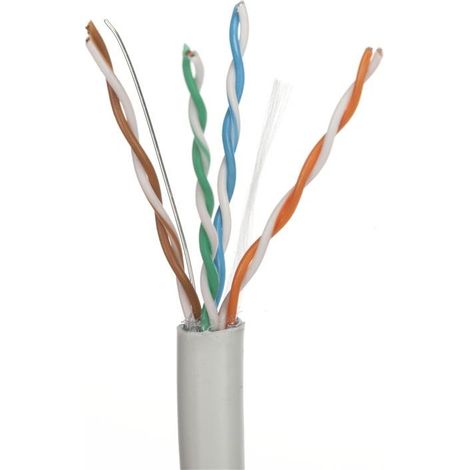 Câble F/UTP cat.5e PVC 4x2x24AWG Eca 305 m, garantie 25 ans, qualité testée par le laboratoire Intertek (États-Unis) alantec