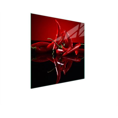 PIASTRA PROTETTIVA IN VETRO PER FORNELLO 50x52 CHILLI (1/5)