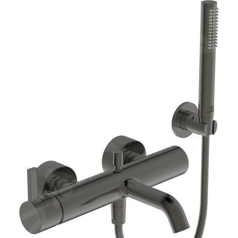 Ideal Standard Joy - Mitigeur de baignoire avec accessoires, Magnetic Grey BC787A5 (1/3)