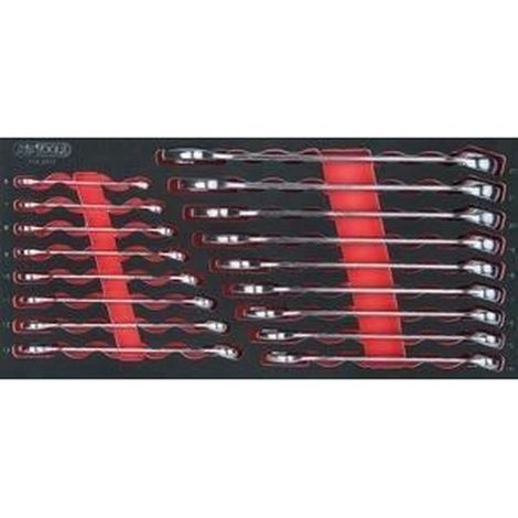 Module - KS TOOLS - 713.2017 - Module de clés mixtes Ultimate - Module pour servante d'atelier - 17 clés de 6 a 22 mm - Taille (1/5)
