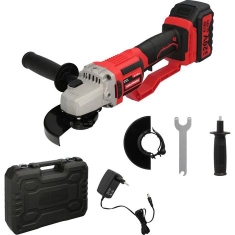 Meuleuse angulaire wolfpack linea profesional noir 4 Ah lithium