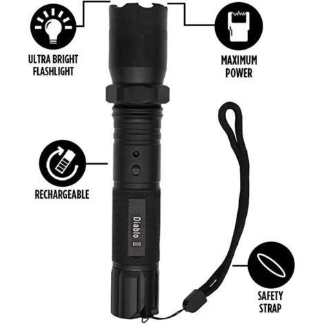 Military flashlight, rechargeable multi-mode flashlight, white light (1/4)
