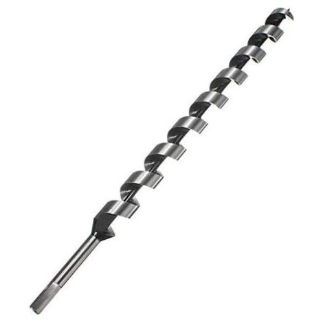 460mm Hex Shank Tip Brad Point Auger Drill Bit Spiral Wood Drilling Tool – 10mm (1/4)