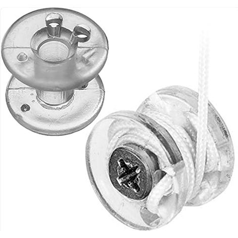 W001 Double Axle, Retail Curtain Accessories, Pleated Curtain Tube Tensioner, Transparent Fixing Tube (20 pieces) (1/5)