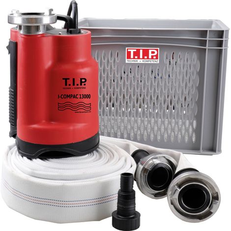 T.I.P. - Technische Industrie Produkte 30702 I-Compac 13000 Pompe submersible pour eaux chargées 13000 l/h 9 m