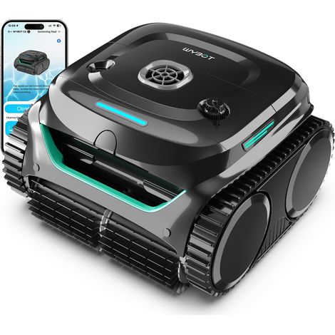 Robot Piscine sans Fil, 3 Moteurs, 180 Min, 150 m², App (1/5)