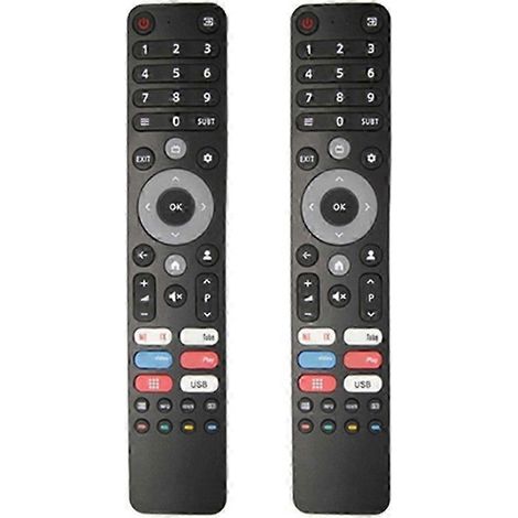 Télécommande universelle 2 pièces pour TV connectées, compatible avec de nombreuses marques : DEXP, Viomi, CHIQ (1/5)