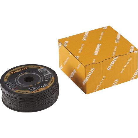 Disque à tronçonner acier et inox 125 x 1.5 x 22.23 mm (25 PCS) - RHODIUS XT70 (1/2)