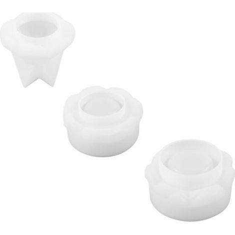 Moule Silicone Sapin De Noël - Pour Fabrication Bougie Maison - Découpe Segmentée - 3 Pièces (1/5)