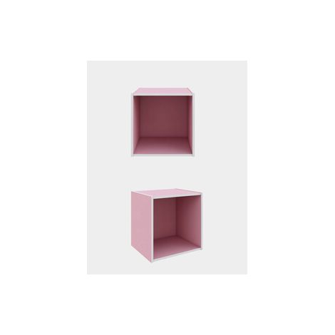 CUBO 35X35X29 CM ROSA- 1,0 pz