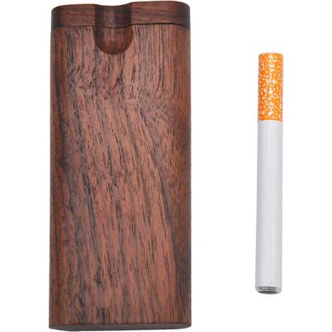 Boîte de rangement en bois de noyer avec couvercle, portable, fabriquée à la main, coffret de rangement décoratif, cadeau pour homme ou papa. (1/5)