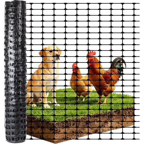 Clôture de Jardin 100 cm x 30 m avec 25 Piquets de 115 cm et 100 Attaches (1/5)