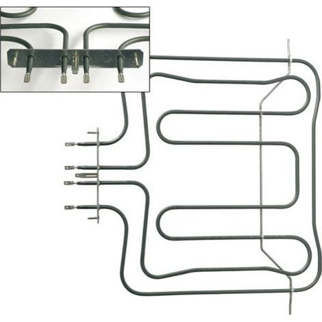 RESISTENCIA SUPERIOR 230V 1000 + 1700 W PARA HORNO SMEG